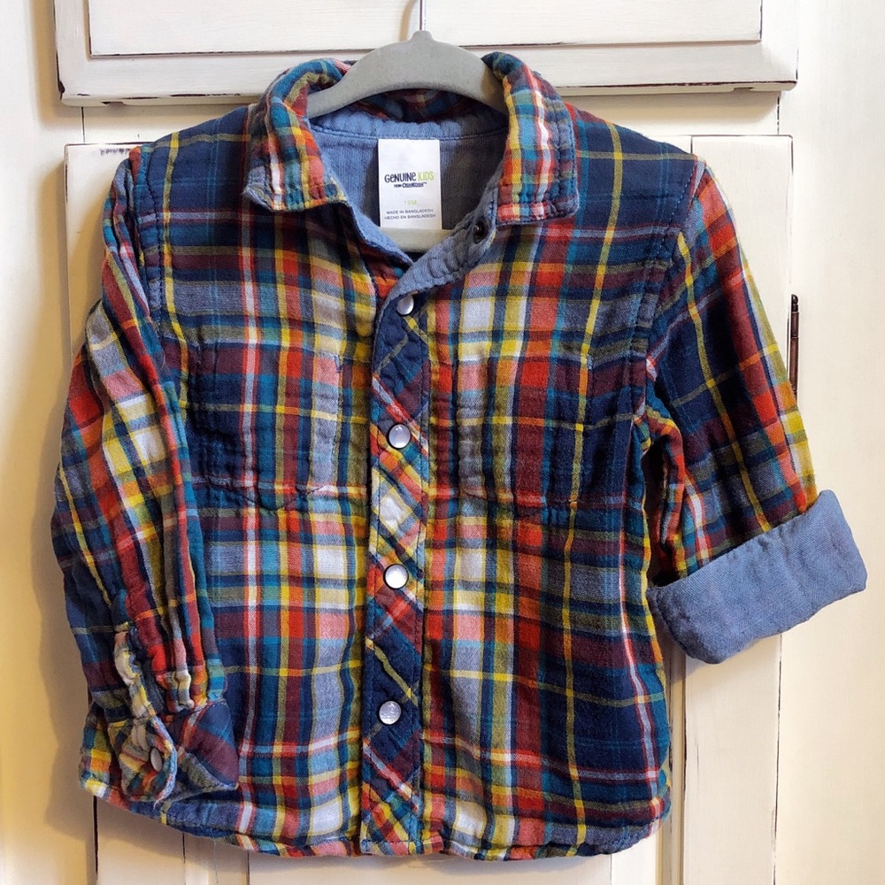 Reversible button down shirt